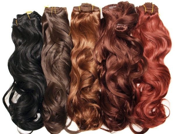 искусственные волосы завивка