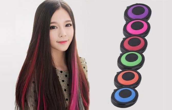 Как пользоваться мелками для волос