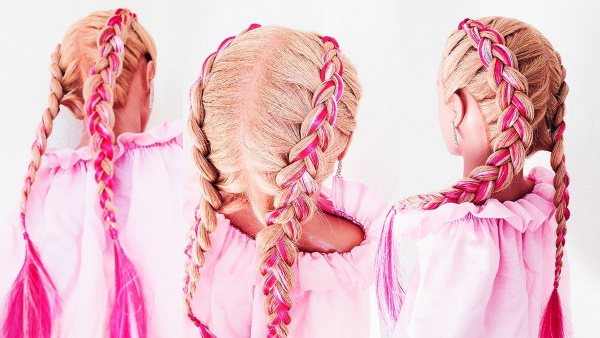 Как вплетать канекалон в волосы. Фото, видео-уроки пошагово