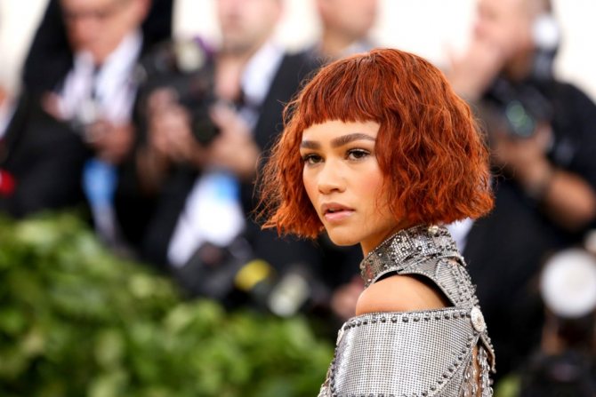 короткая детская челка