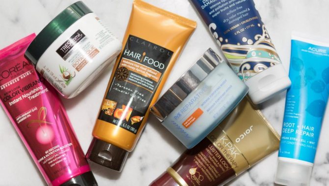 Маски для волос