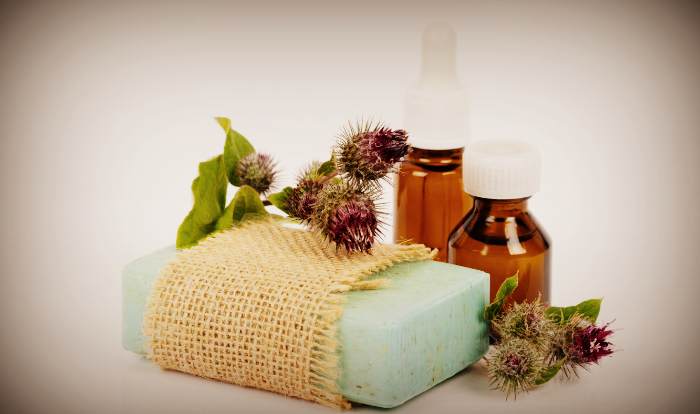 Масло из корня лопуха