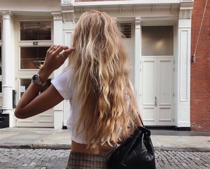 Мраморное мелирование