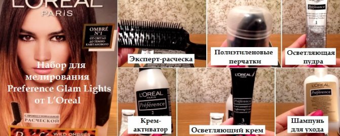 Набор L’Oreal Preference Glam Lights