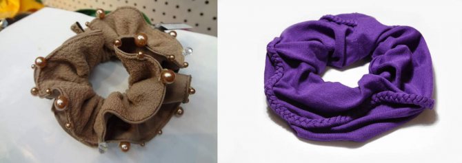 Объемная резинка для волос