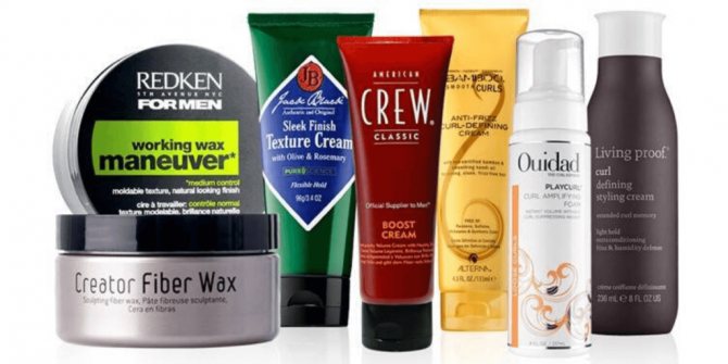 средства для укладки волос для мужчин