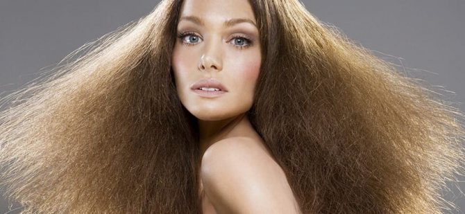 Уход за кудрявыми волосами