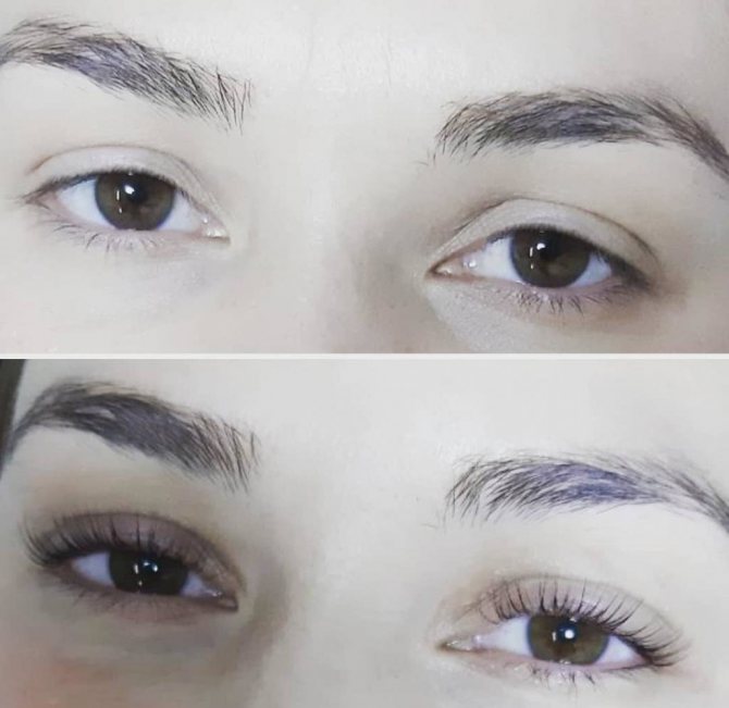 уход за ламинированными ресницами сразу после процедуры