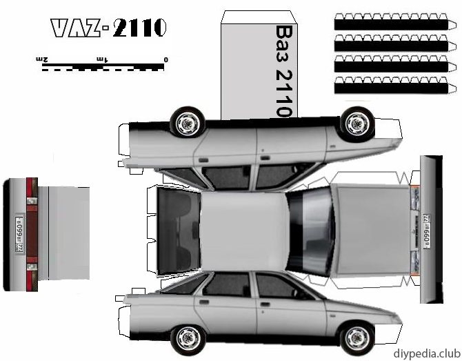 3д модели ВАЗ 2110
